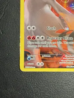 Reshiram XY74 Black Star Promo Full Art 2015 Pokemon Card LP - Image 2