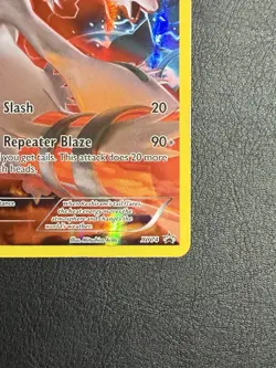 Reshiram XY74 Black Star Promo Full Art 2015 Pokemon Card LP - Image 3