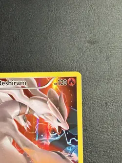 Reshiram XY74 Black Star Promo Full Art 2015 Pokemon Card LP - Image 4