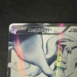 Pokemon 2011 Reshiram Full Art Holo Card 113/114 Black White - Image 2
