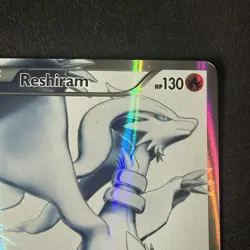 Pokemon 2011 Reshiram Full Art Holo Card 113/114 Black White - Image 3