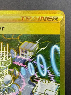 HYPER RARE - Jamming Tower - 243/182 Destined Rivals Pokemon TCG Card Stadium - Image 4