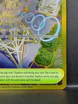 HYPER RARE - Jamming Tower - 243/182 Destined Rivals Pokemon TCG Card Stadium - Image 5