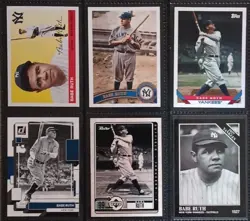 Babe Ruth Card Lot × 6 - 1927 Retro - New York Yankees - MLB Baseball - Image 1