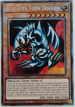 RA05-EN003 Blue-Eyes Toon Dragon Starlight Rare 1st Edition NM YuGiOh Card - Image 1