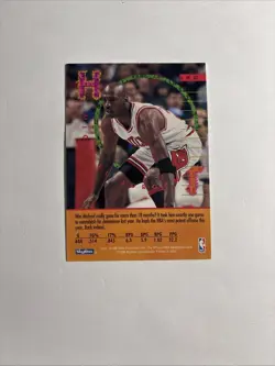 1995 Hoops NBA Basketball Michael Jordan Hot List Insert #1 Of 10 - Image 2