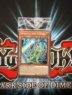 Mystical Elf White Lightning LDS3-EN135 Limited Edition Secret Rare Sealed - Image 1