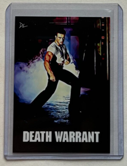 Death Warrant Limited Artist Signed "Jean-Claude Van Damme" Trading Card 1/10 - Image 1