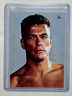 Jean-Claude Van Damme Limited Artist Signed Martial Arts Icon Trading Card 1/10 - Image 1