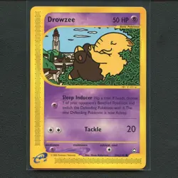 Pokemon TCG Drowzee 074A/147 WotC Aquapolis Regular Common Card EN-LP 2002 - Image 1