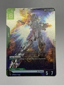 Gundam Card Game GD01 Newtype Rising GD01-024 LR Wing Gundam Zero TCG - Image 1