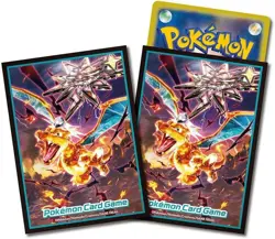 Pokemon Card Game Deckshield Premium Gross Evil Terastal Charizard - Image 1