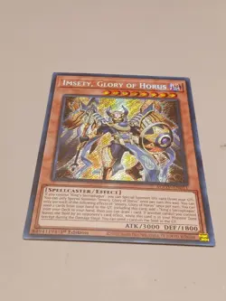 Yu-Gi-Oh! TCG Imsety, Glory of Horus 1st Edition Secret Rare Card AGOV-EN011 - Image 1