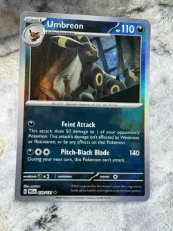 Pokemon TCG Prismatic Evolutions Umbreon Poke Ball Reverse Holo Card 059/131 - Image 4
