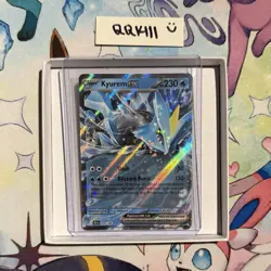 Kyurem EX 028/086 Black Bolt Double Rare Holo Pokemon TCG Card NM - Image 1