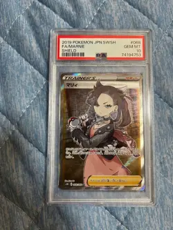 Pokemon PSA 10: Marnie s1H 068/060 SR SHIELD Japanese Card [US DDP Ship] - Image 1