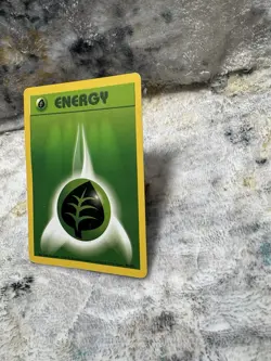 Pokemon TCG Grass Energy Base Set, Card 99/102, Regular Common, LP+/NM Condition - Image 2