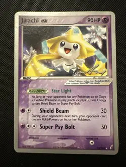 1x Jirachi ex 94/100 World Championship Decks Tom Roos Pokemon Card - Image 1