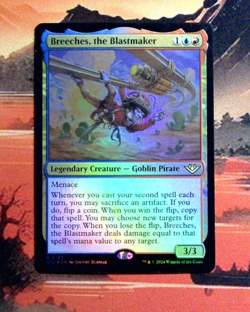 MTG Breeches, the Blastmaker Foil OTJ 197 NM R - Image 1