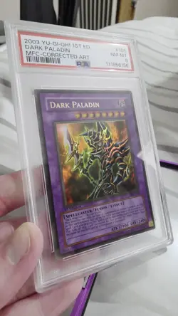 Yu-Gi-Oh! Dark Paladin Magician's Force 1st Edition MFC-105 Corrected Art PSA 8 - Image 2