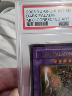 Yu-Gi-Oh! Dark Paladin Magician's Force 1st Edition MFC-105 Corrected Art PSA 8 - Image 4