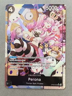 Perona - OP06-093 (SR) - Alt Art Wings of the Captain (OP06) - Image 1
