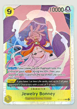 Jewelry Bonney OP13-108 SR Carrying on His Will - ONE PIECE ENGLISH - Image 1