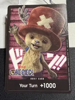 One Piece CCG Don! Card Tony Tony Chopper Netflix Convention Promo English - Image 1