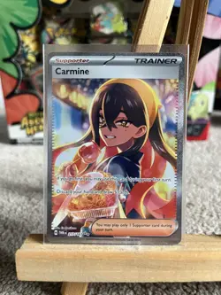 Pokemon TCG Carmine Special Illustration Rare Card 217/167 Twilight Masquerade - Image 1