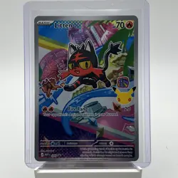 First Partner Rowlet Litten Popplio 30th Promo Set 043 044 045 Pokemon TCG - Image 4