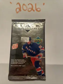 1998-99 NHL Upper Deck Black Diamond Hockey Pack,Gretzky, Inserts, Sealed (B90) - Image 1