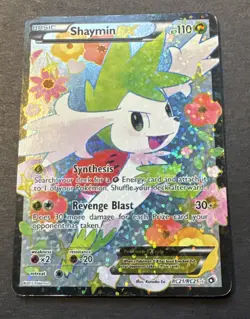SHAYMIN EX RC21/RC25 FA holo Legendary Treasures:Radiant Collection Pokemon card - Image 1