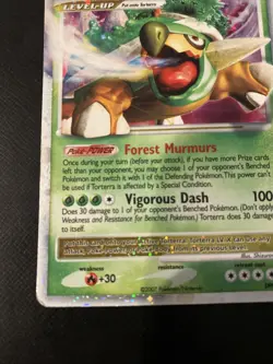Pokemon TCG Torterra LV.X Holo Rare Card Diamond & Pearl Promo - Image 5