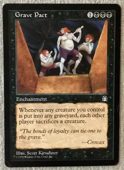 Grave Pact - MTG - Stronghold - Magic: The Gathering - Image 1