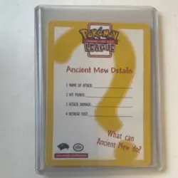 Pokemon Ancient Mew Promo Holo Card 1 Miscellaneous Set 1999 English Vintage - Image 4