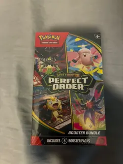 Pokemon Trading Card Game: Mega Evolution Perfect Order Booster Bundle NEW - Image 1