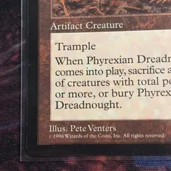Magic: The Gathering Phyrexian Dreadnought Card NM Condition see pictures - Image 5