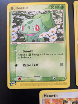 Lot 5 E-Reader cards - LP - Team Aqua vs Team Magma (2004) - Bulbasaur, Raichu,+ - Image 3