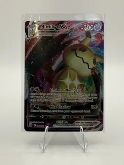 Pokemon Mimikyu VMAX Ultra Rare Foil 069/172 Brilliant Stars 300 HP Psychic Card - Image 1