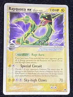 Pokemon Card [LP] Rayquaza ex (Delta Species) 97/101 2007 World Championship - Image 1