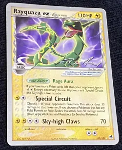 Pokemon Card [LP] Rayquaza ex (Delta Species) 97/101 2007 World Championship - Image 2