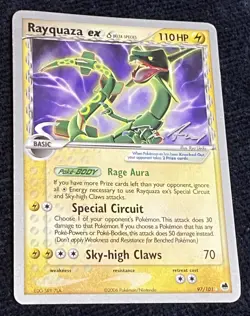 Pokemon Card [LP] Rayquaza ex (Delta Species) 97/101 2007 World Championship - Image 3