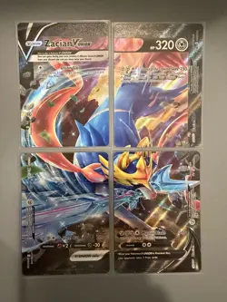 Pokemon Zacian V-UNION Set of 4 Sword & Shield Promo Holofoil Cards English - Image 1