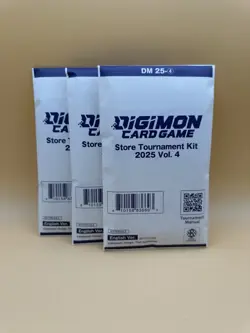 X3 Digimon Card Game Store Tournament Kit 2025 Vol 4 English FREE SHIPPING!!! - Image 1