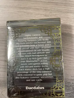 Shadowfist Card Game Standard Edition Sealed Starter Deck Retro Vintage 1995 - Image 2