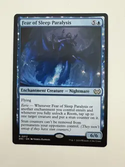 Fear of Sleep Paralysis MTG Magic the Gathering Card NM Near Mint DSC - Image 1
