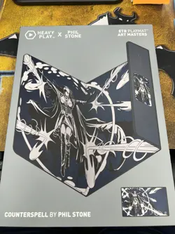 MTG Heavy Play x Phil Stone ETB Art Masters Playmat - Counterspell 2024 New! - Image 1