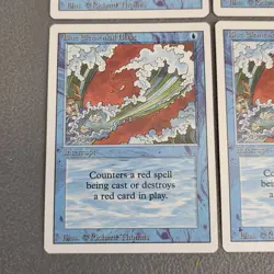 4x Blue Elemental Blast X4 MTG Revised Edition Magic The Gathering LP Playset - Image 2