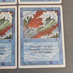 4x Blue Elemental Blast X4 MTG Revised Edition Magic The Gathering LP Playset - Image 3