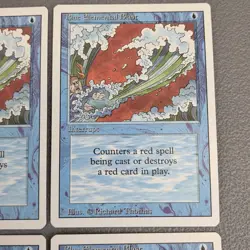 4x Blue Elemental Blast X4 MTG Revised Edition Magic The Gathering LP Playset - Image 5